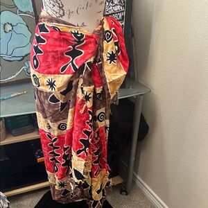 Colorful Abstract Women's Sarong